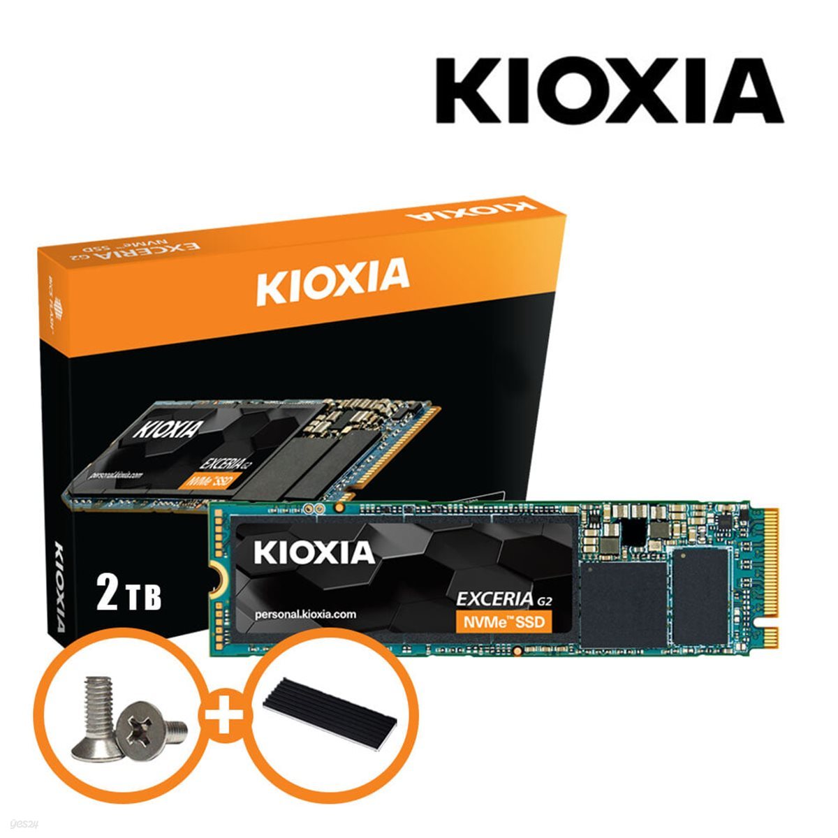 [키오시아 공식총판] 키오시아 액세리아 EXCERIA G.2 NVMe SSD 2TB