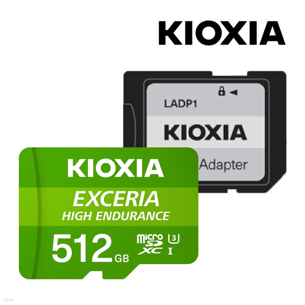 [키오시아 공식총판] 키오시아 엑세리아 HIGH ENDURANCE 마이크로SD 512GB microSD (어댑터 포함)