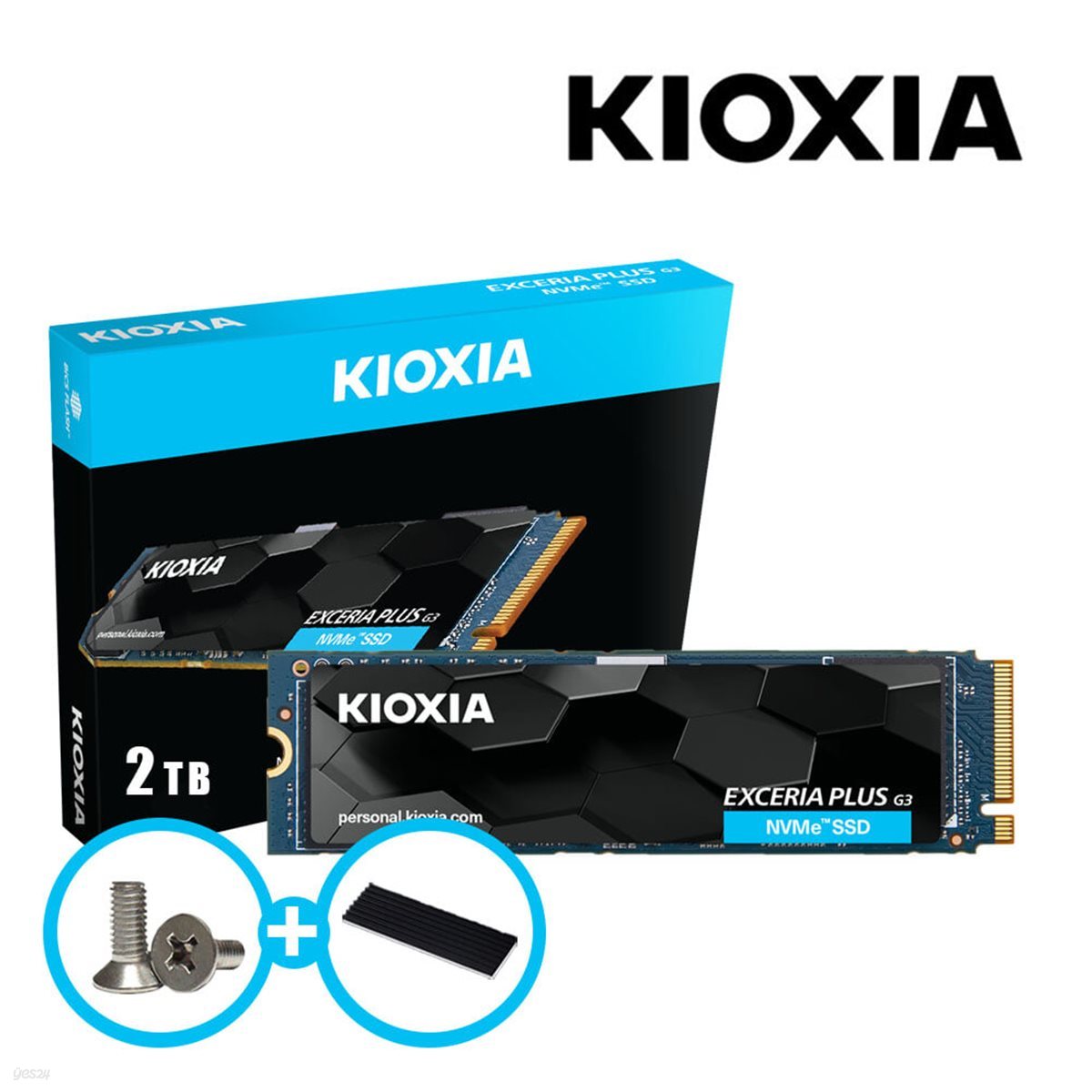 키오시아 EXCERIA PLUS G3 M.2 NVMe SSD 2TB
