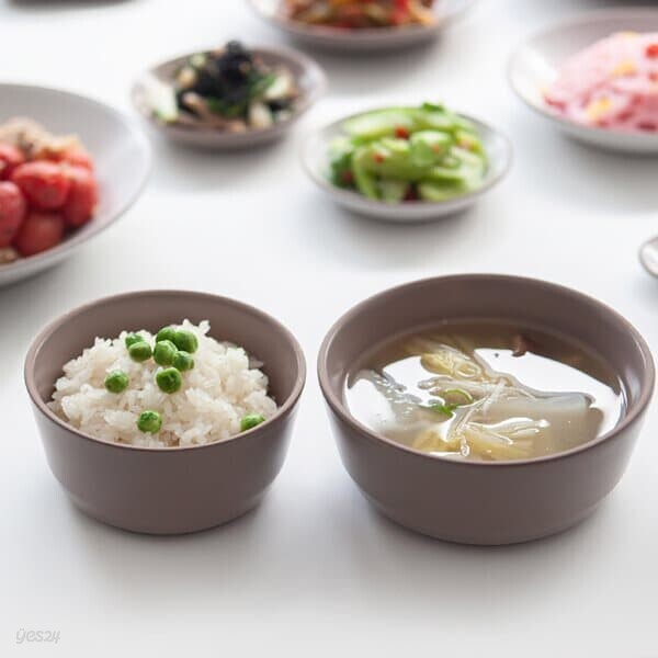 니코트 Soil 소일 2인 밥공기, 국그릇 세트