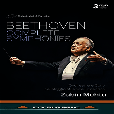 베토벤: 교향곡 전집 1 - 9번 (Beethoven: Complete Symphony Nos.1 - 9) (3DVD) (2023) - Zubin Mehta