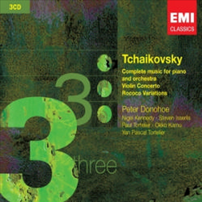 Ű: ǾƳ   ǰ , ̿ø ְ,  ְ (Tchaikovsky: Piano Concertos, Concert Fantasy, Violin Concerto, Rococo Variations) (3CD) - Peter Donohoe