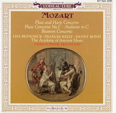 크리스토퍼 호그우드 - Christopher Hogwood - Mozart Flute And Harp Concerto [독일발매]