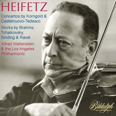Jascha Heifetz 콘골트: 바이올린 협주곡 / 카스텔누보-테데스코: 바이올린 협주곡 2번 ‘예언자’ 등 (Recordings with the Los Angeles Philharmonic)