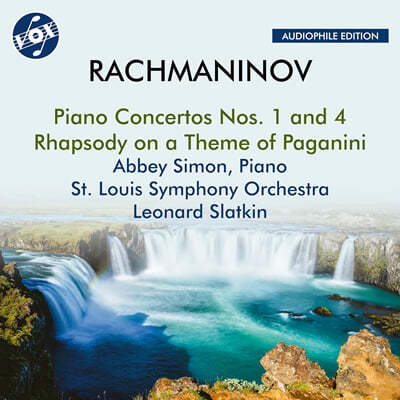 Abbey Simon 帶ϳ: ǾƳ ְ 1, 4, İϴ ð (Rachmaninov: Piano Concertos Nos. 1 & 4, Rhapsody on a Theme of Paganini)