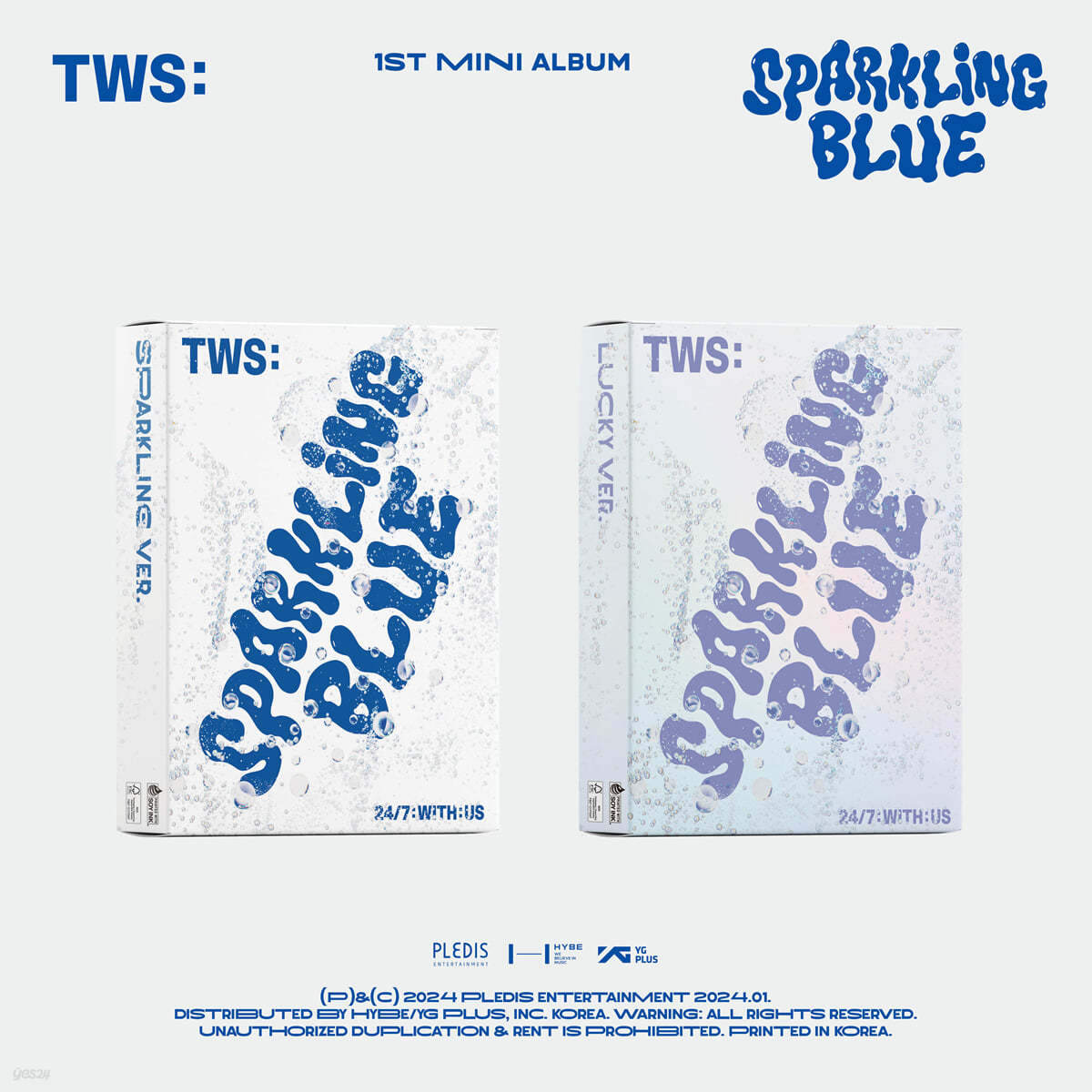 투어스 (TWS) - 1st Mini Album &#39;Sparkling Blue&#39; [2종 중 1종 랜덤발송]