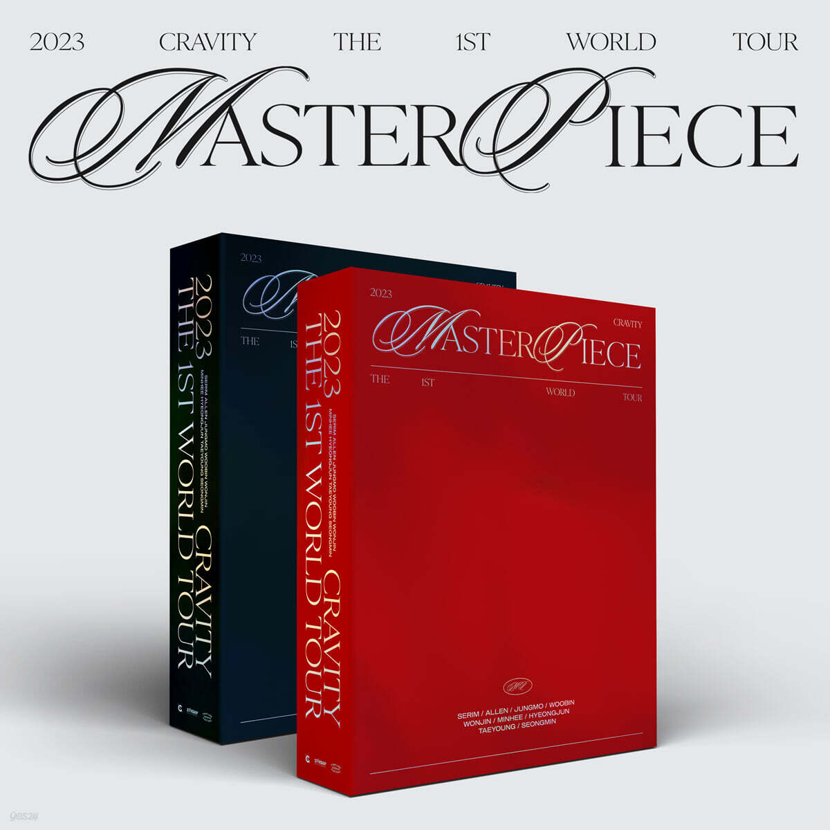 크래비티 (CRAVITY) - 2023 CRAVITY THE 1ST WORLD TOUR [MASTERPIECE] [DVD + KiT VIDEO SET]