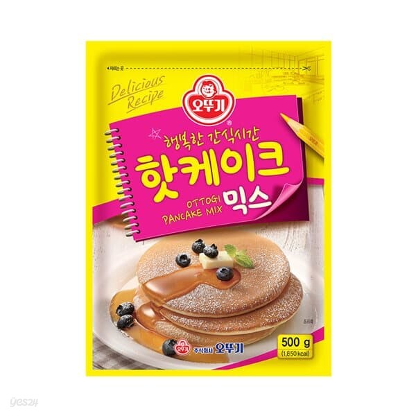 오뚜기 핫케이크믹스 500g 상온 행복한 간식시간