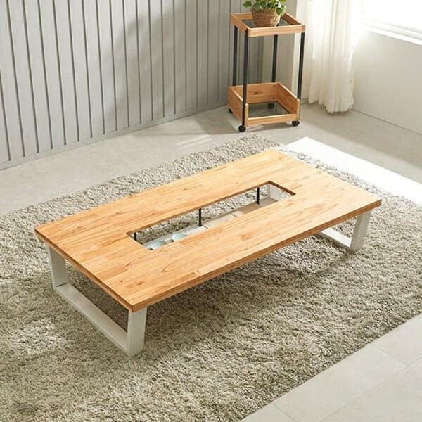 참죽 원목 좌식 거실 테이블 대형 탁자 소파테이블 1500