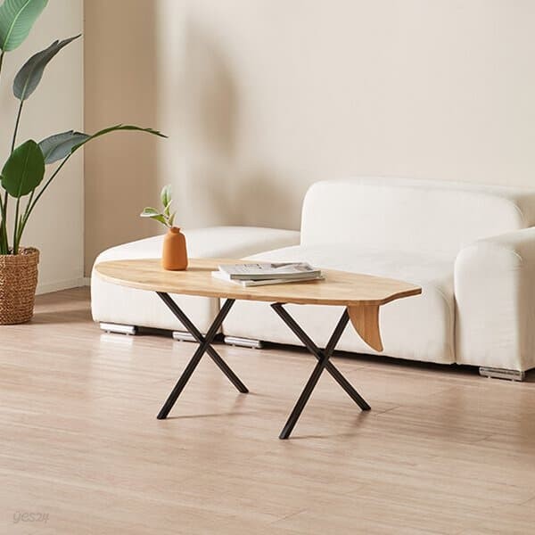 고무나무 원목 서핑보드 소파테이블 거실 유니크 서퍼 테이블 탁자 1200