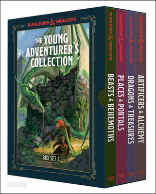 The Young Adventurer's Collection Box Set 2 (Dungeons & Dragons 4-Book Boxed Set): Beasts & Behemoths, Dragons & Treasures, Places & Portals, Artifice