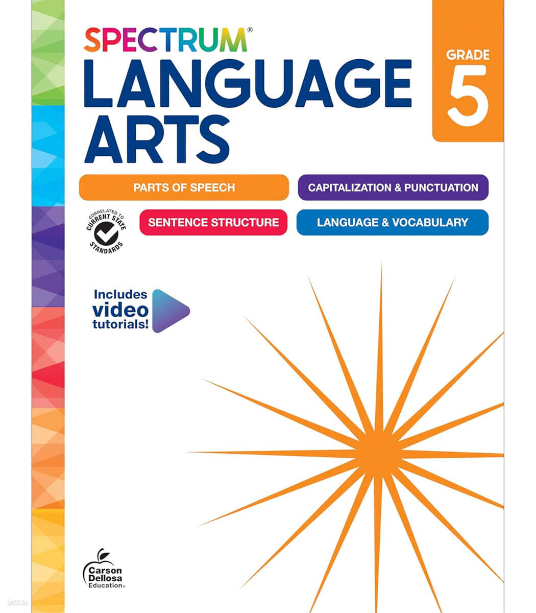 Spectrum Language Arts Workbook, Grade 5