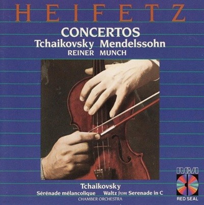 Tchaikovsky : Tchaikovsky & Mendelssohn Concertos - 하이페츠 (Jascha Heifetz)(US발매)