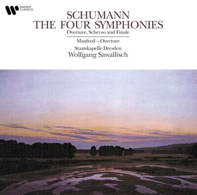 Wolfgang Sawallisch — Wolfgang Sawallisch 슈만: 교향곡 전곡 (Schumann: Symphonies Nos.1-4) 앨범 커버