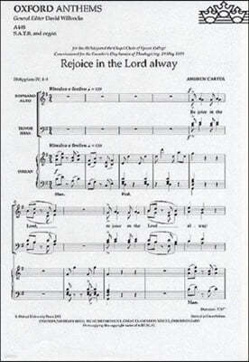 Rejoice in the Lord alway
