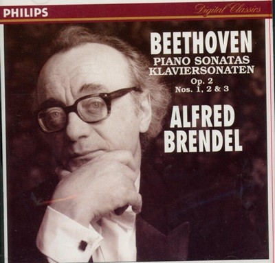 Beethoven : Sonatas Klaviersonaten Op. 2 Nos.1, 2 & 3 - 브렌델 (Alfred Brendel)(US발매)(미개봉)