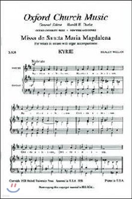 Missa De Sancta Maria Magdalena in D