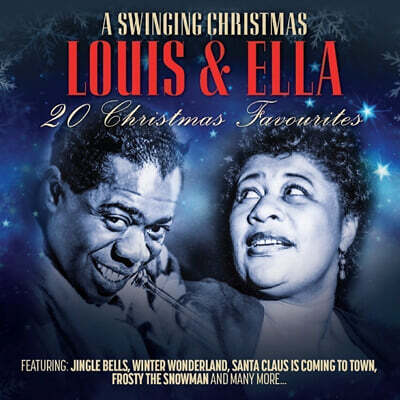 Ella Fitzgerald & Louis Armstrong — A Swinging Christmas 앨범 커버