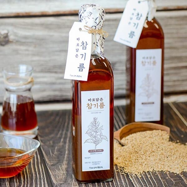 [싸리재마을] 국내산 참깨 [ 바로 담은 참기름 250ml ] 저온압착 - 인공화학첨가물 0% 우리 농산물로 만듭니다 - 예스24