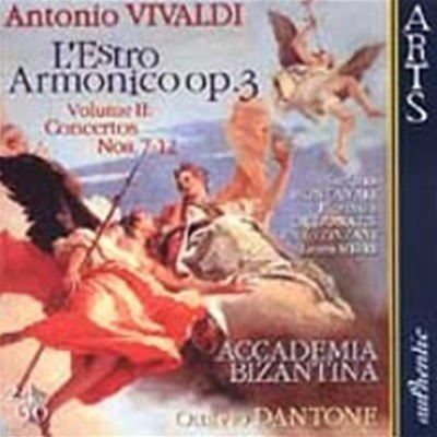 Ottavio Dantone / 비발디 : 조화의 영감 콘체르토 7-12번 Op.3 - Vol.2 (수입/476472)
