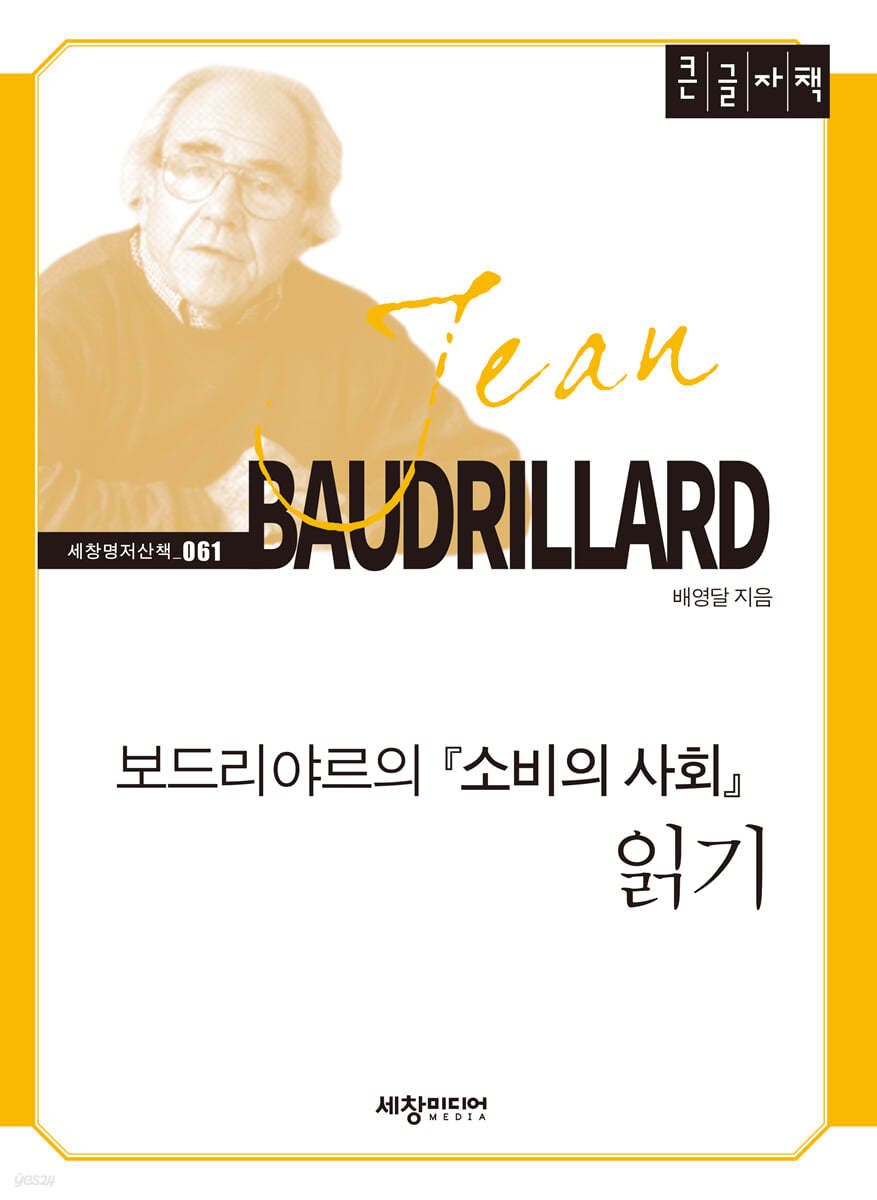 보드리야르의 『소비의 사회』 읽기 (큰글자책)