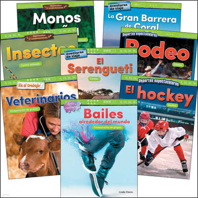 Numbers & Counting Grade K-1 Spanish: 8-Book Set