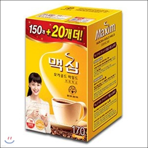 [예스24배송] 맥심 모카골드 믹스 170T (150T+20T추가구성 원팩제품)