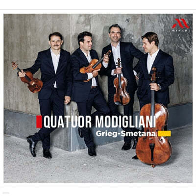Quatuor Modigliani ׸, Ÿ:   (Grieg, Smetana: String Quartets)