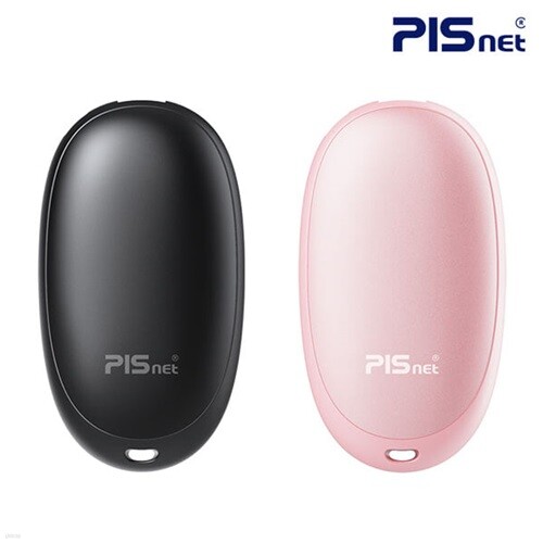 [피스넷] USB 충전식 손난로 (에그3/초고속 발열/3단온도조절/보조배터리기능/양면발열)