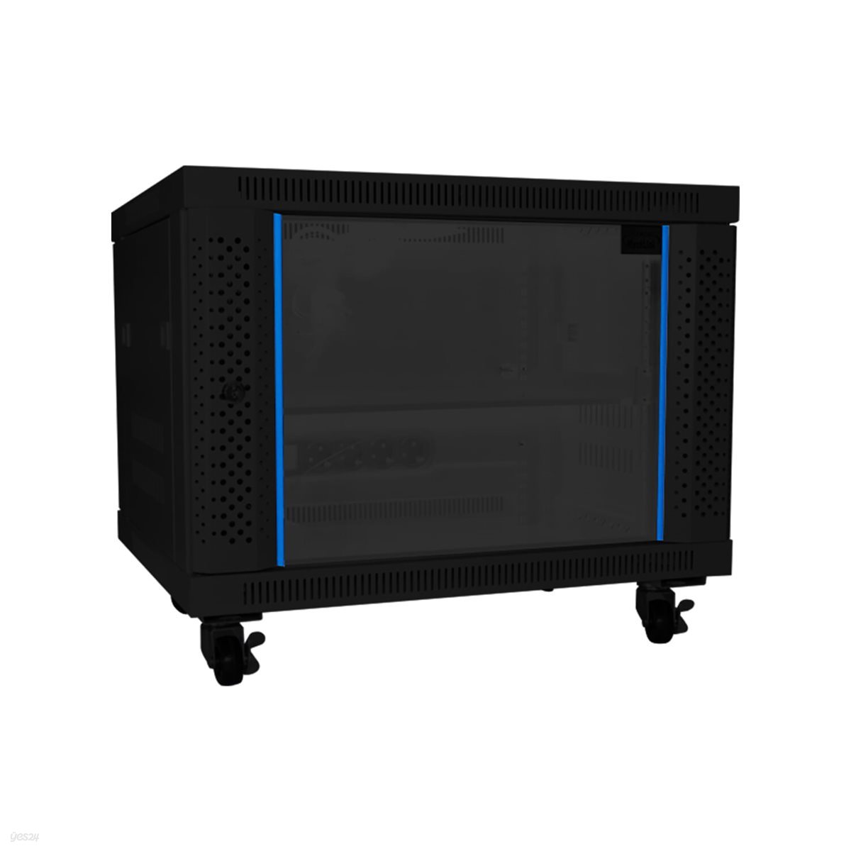 마하링크 ML-H500B 9U H500 D500 W600 슬림너트 강화유리 허브랙 통신랙