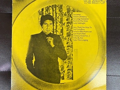 [LP] 레너드 코헨 - Leonard Cohen - The Best Of LP [CBS-라이센스반]