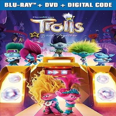 Trolls Band Together (Ʈ:  Դ) (ѱ۹ڸ)(Blu-ray+DVD)