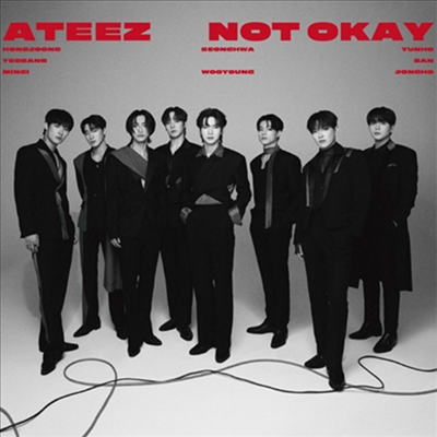 Ƽ (Ateez) - Not Okay (CD+Photobook) (ȸ B)(CD)