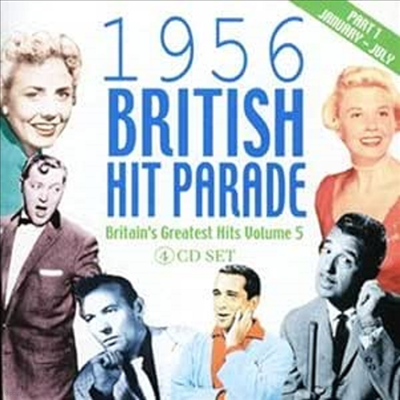 Various Artists - British Hit Parade 1956 Part 1 (4CD Boxset)
