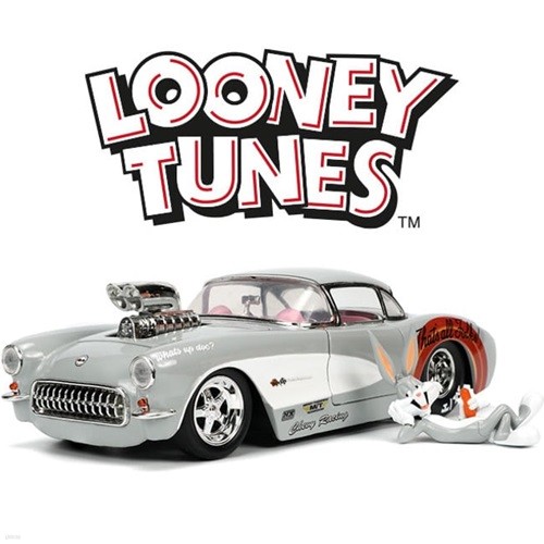 [24] 1957 Chevrolet Corvette W/Bugs Bunny Figure