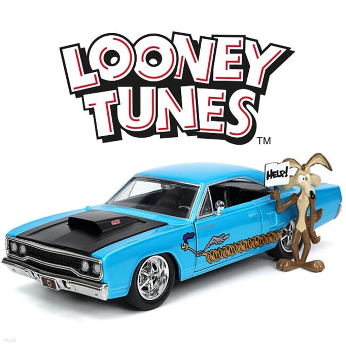 [예스24배송]루니툰 1970 Plymouth Road Runner With Wile E Coyote Figure