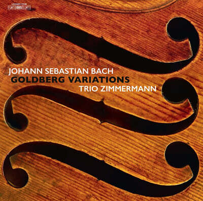 Trio Zimmermann — Trio Zimmermann 바흐: 골드베르크 변주곡 (Bach: Goldberg Variations) 앨범 커버