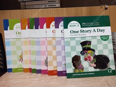 One Story a Day 세트-영어 회화 학습서 (Paperback 합 12권,,1-2권 CD 없어요) + Audio CD 10장) 2013년 4