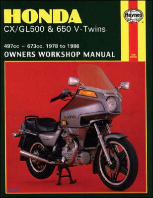 Haynes Publications Honda CX/Gl500 & 650 - V-Twins: 497cc-673cc., 1978 to 1986
