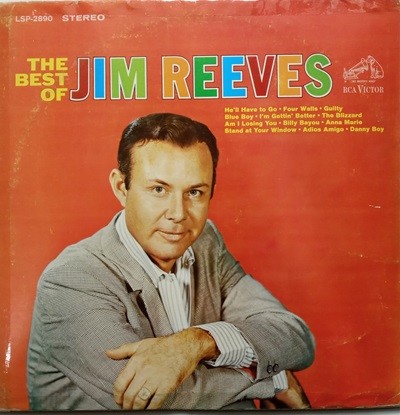 LP(엘피 레코드) 짐 리브스 Jim Reeves : The Best Of Jim Reeves 