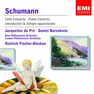 Jacqueline Du Pre, Daniel Barenboim, Dietrich Fischer-Dieskau / 슈만 : 피아노 협주곡, 첼로 협주곡 (수입/5747552)