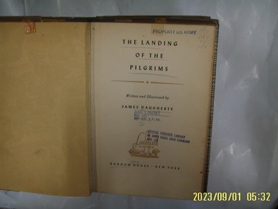 JAMES DAUGHERTY / RANDOM HOUSE ... / THE LANDING OF THE PILGRIMS -외국판. 사진. 꼭 상세란참조