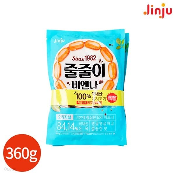 진주 줄줄이 오리지널 소시지 360g x 2봉