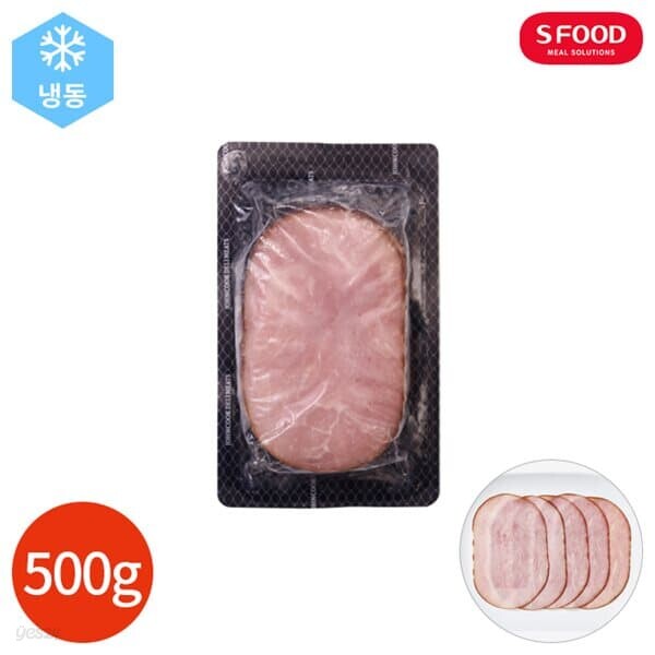 에스푸드 존쿡 델리미트 홀머슬 슬라이스 햄 500g - 예스24