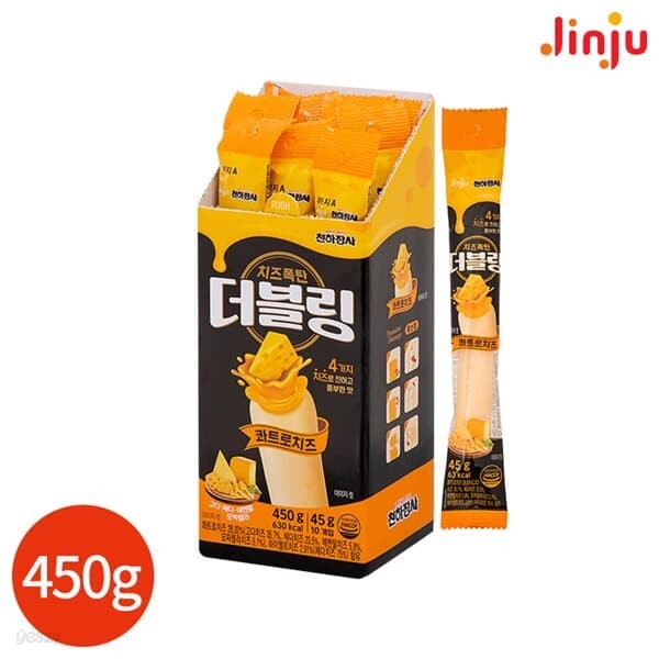 진주 천하장사 더블링 콰트로치즈 450g (45g x 10개입)