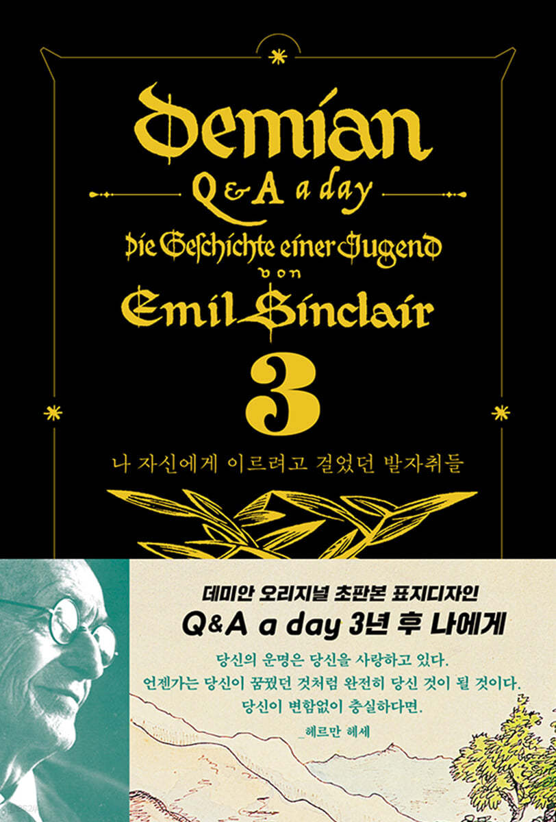데미안 3년 후 나에게 : Q&A a day (블랙벨벳 금장 에디션)