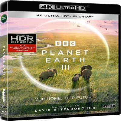 Planet Earth III (÷  3) (2023)(ѱ۹ڸ)(4K Ultra HD + Blu-ray)