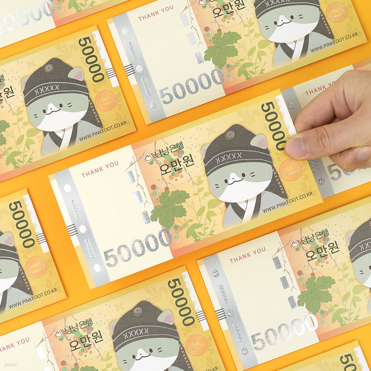 핑크풋 2000냥냥현금봉투