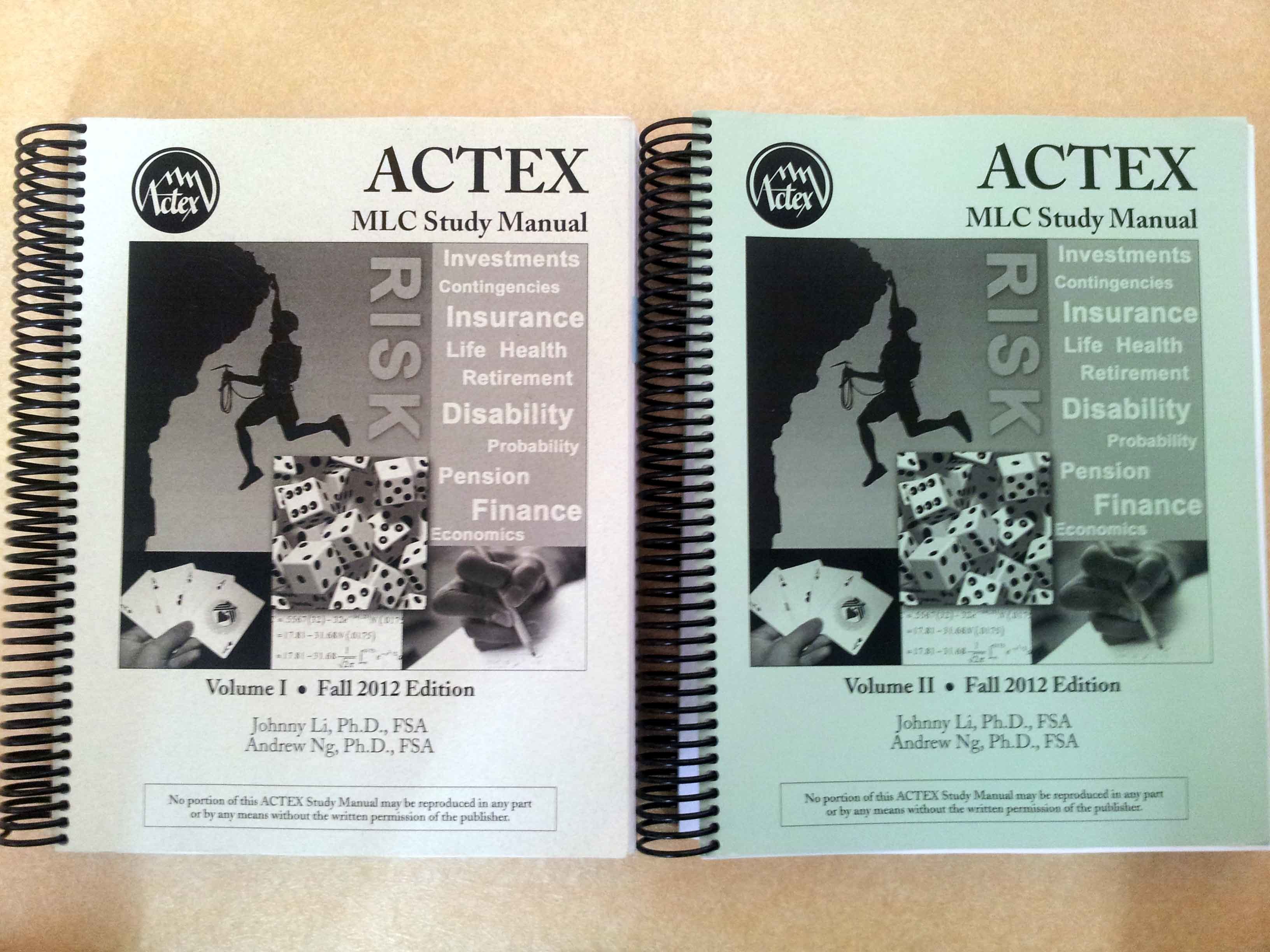 ACTEX MLC Study Manual 2012 Edition