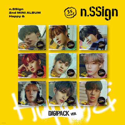 n.SSign (엔싸인) - 2nd MINI ALBUM 'Happy &' [Digipack ver.][9종 중 1종 랜덤 발송]